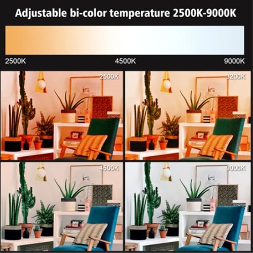 RGB Video Light, 360° Full Color Portable LED Camera, 2500‑9000K Photography Light with 3 Cold Shoe Mounts | 1200mAh Rechargeable LED Camera Fill Light for Vlog Photography Video