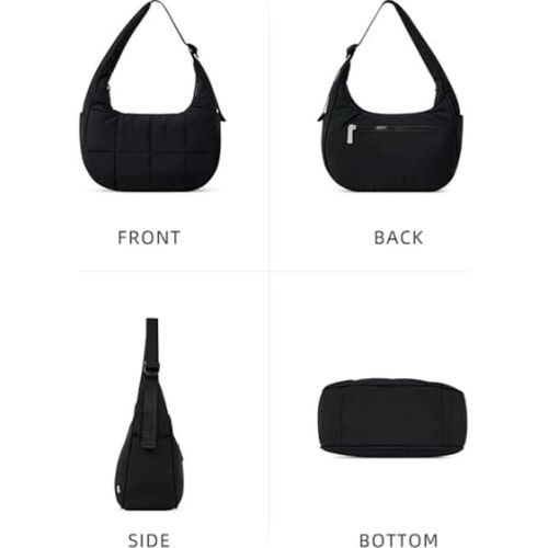Chic Puffer Hobo Bag: Lightweight & Organized