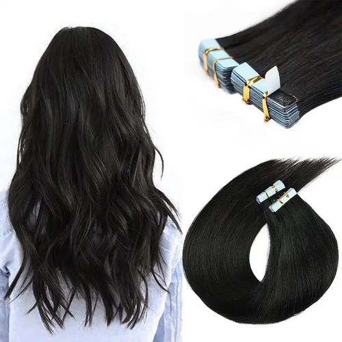 True hair without trace, PU wig, film hair