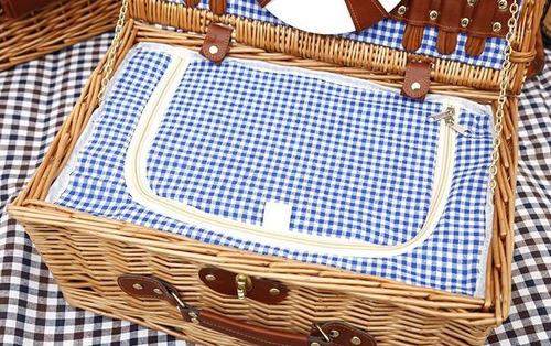 Wicker Picnic Basket Set for Outdoor Fun