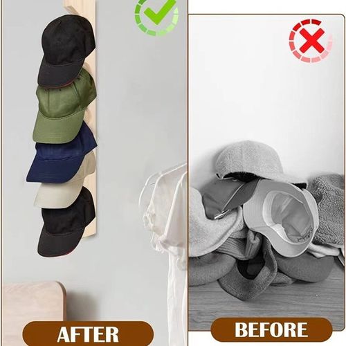 Durable Wooden Hat Organizer for Neat Storage