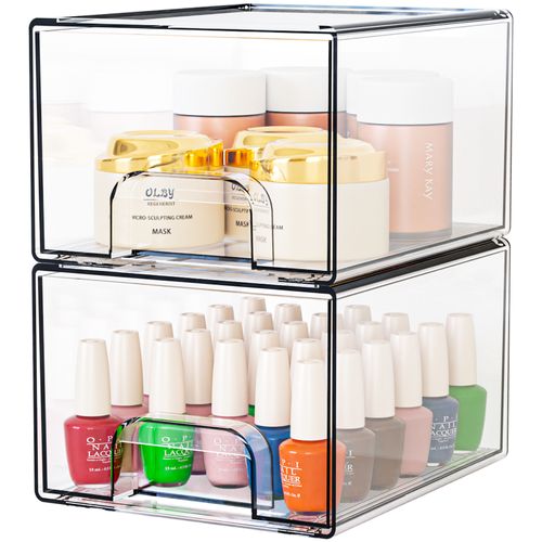 Stackable Acrylic Drawers: Tidy Your Desk!