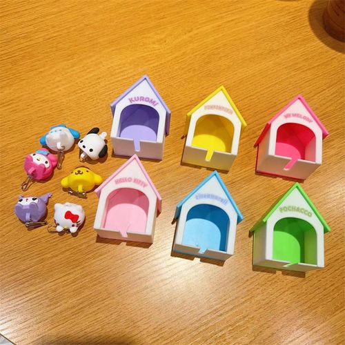 Creative Doghouse Keychain Holder Multi-function Key Ring Hot Selling Home Novelty Keychain