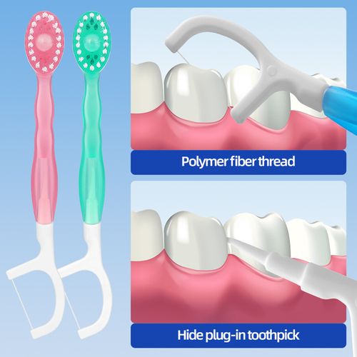 Disposable Mini Portable Explosive Bead Toothbrush