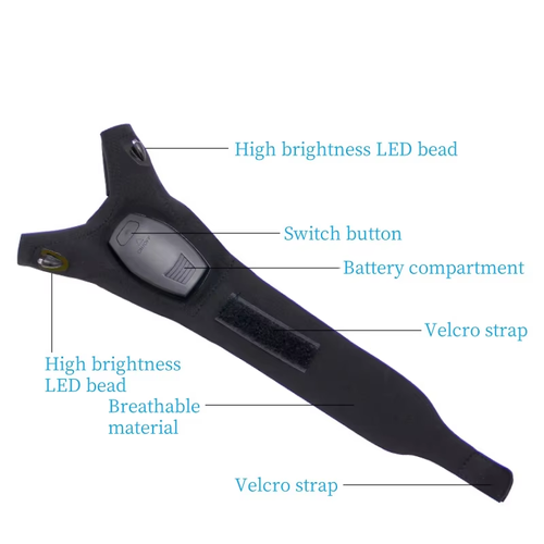 Professional LED Flashlight Gloves Lamp Rescue Tools