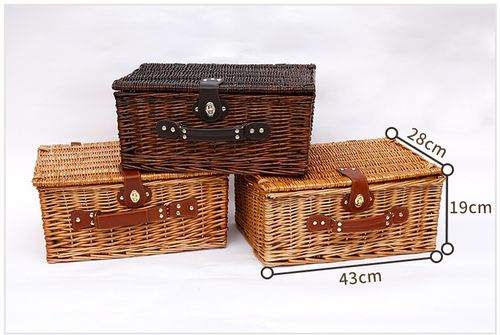 Wicker Picnic Basket Set for Outdoor Fun