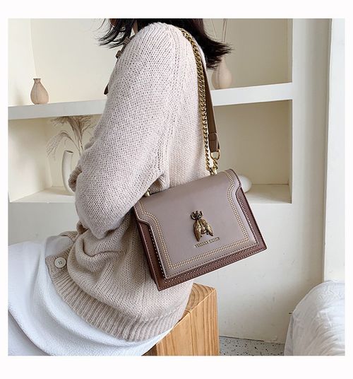Summer new chain retro bee single shoulder handbag