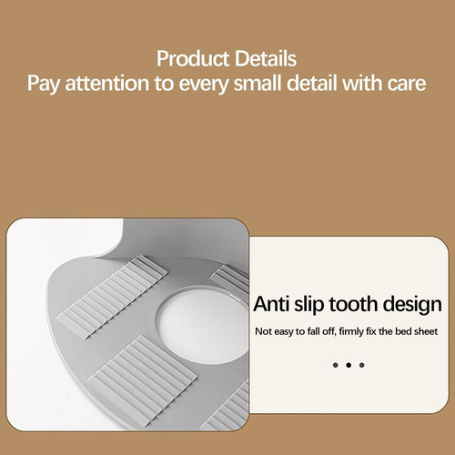 Bed sheet anti slip fastener