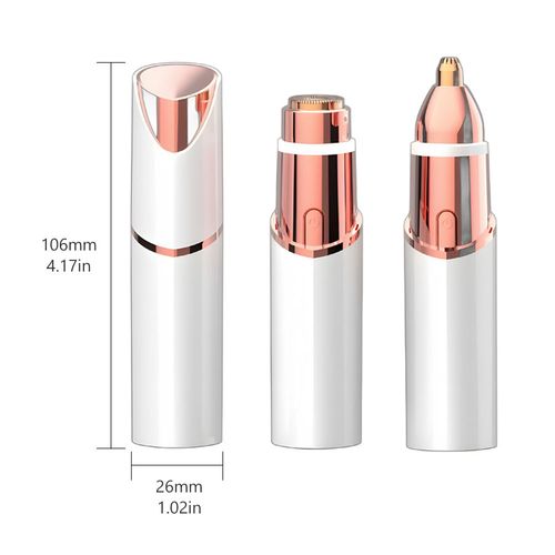 2 in 1 Painless Facial Hair Removal Eyebrow Trimmer