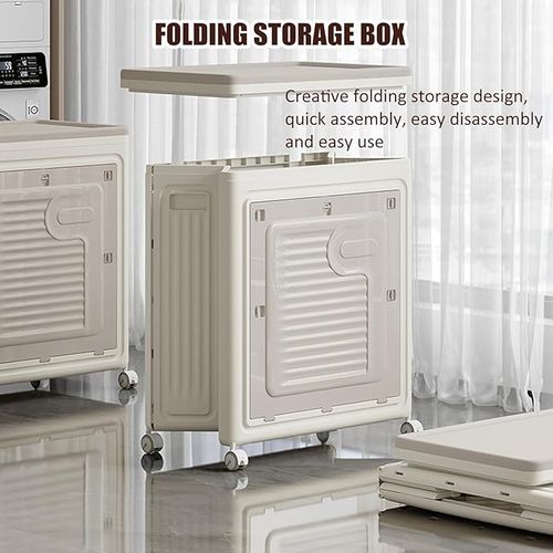 120L Rolling Storage Bin for Home