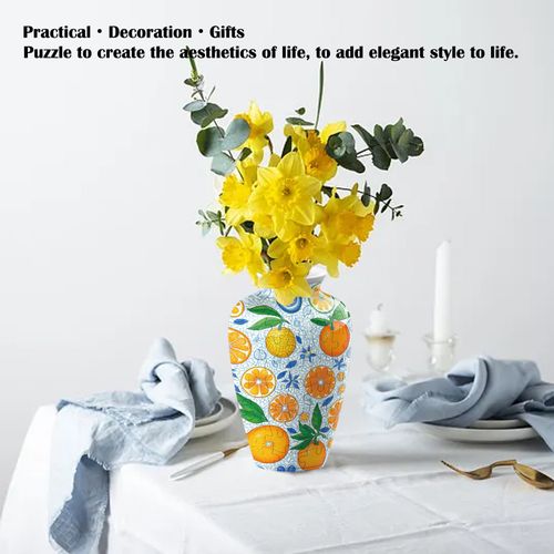 3D Puzzle Vase: Build & Decorate with Ease