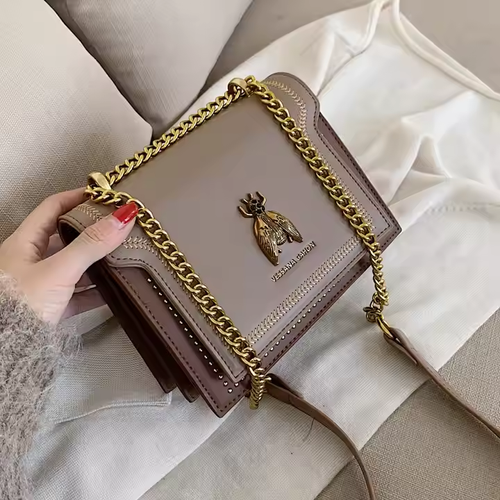Summer new chain retro bee single shoulder handbag