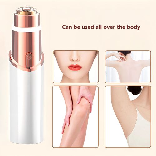 2 in 1 Painless Facial Hair Removal Eyebrow Trimmer