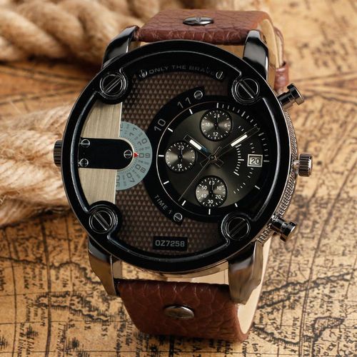 Diesel Only The Brave DZ7258. Oversized dial—a truly masculine look.