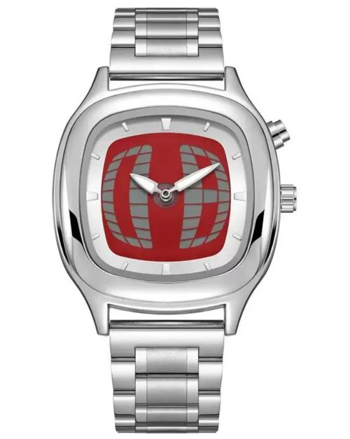 Y2K Retro-Style Animated Seconds Watch Women Men Vintage Square Stainless Steel Band Quartz Wristwatch Aesthetic Hip Hop Couple Watch