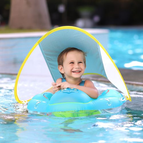 SwimWays Baby Spring Float Activity Center with Canopy