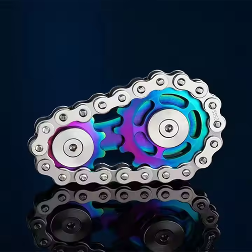 EDC gear chain fingertip gyroscope sprocket flywheel fingertip adult children decompression toy
