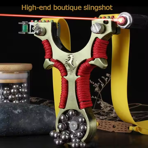 Catapult slingshot hunting laser slingshot hunting powerful shooting catapult slingshot outdoor hunting
