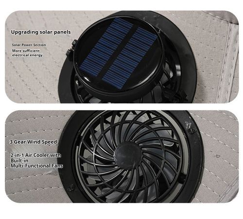 Solar Fan Hat