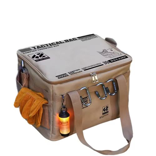 Folding picnic storage box