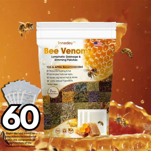 Buy 1 Get 1 Free - Bee Venom Lymphatic Drainage & Slimming Foot Patches (14 Patches)