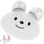 Extra large shower foot scrubber mat