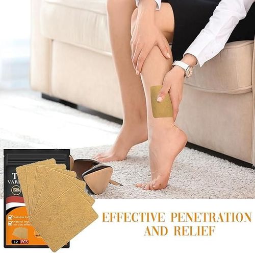 Vericose Vein Instant Pain & Swelling Relief Patch (Pack of 12)