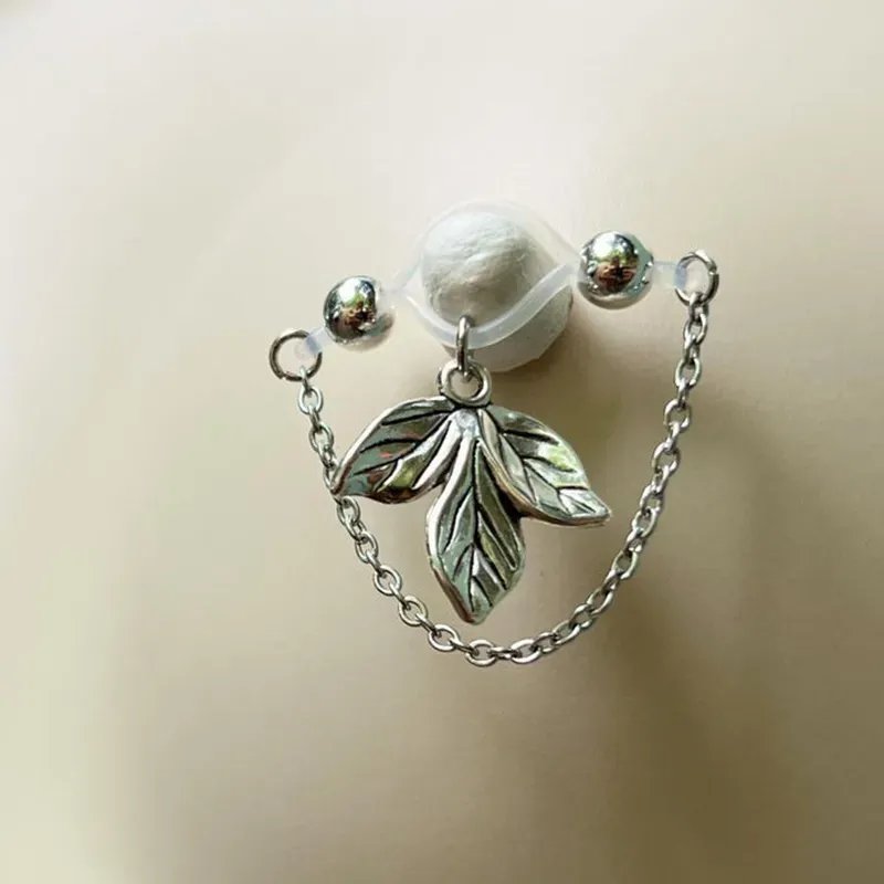 Plant chain nipple ring