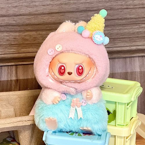 Handmade Labubu Crochet Outfits LBB-17（Doll not included）