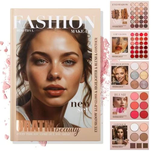 67 colors eye shadow lip gloss highlight blush contour multifunctional palette