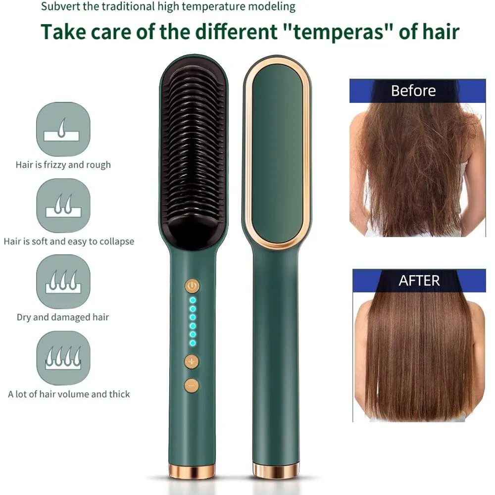 Unique 3 in 1 Straightening comb