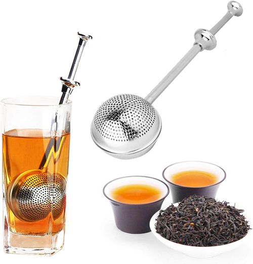 Walbest Flour Duster, 304 Stainless Steel Retractable Sugar Duster Powder Shaker Matcha Powder Spices Sieve Baking Sifter Tool Duster Silver