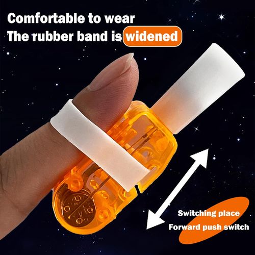 36 Packs Christmas Party Favors Light Up Finger Lights Led Glow Finger Lights Glow in The Dark Toys Bulk for Stocking Stuffers Christmas Santa Gifts Classroom Prizes Goodie Bag Fillers
