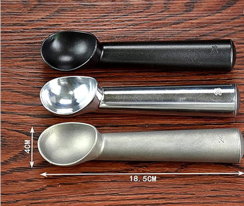 Scooper Ice Cream Scoop Ice Cream Scoop Ice Cream Less Ice Cream Scooper Ice Cream Scooper for Kitchen Scoops(Silver)