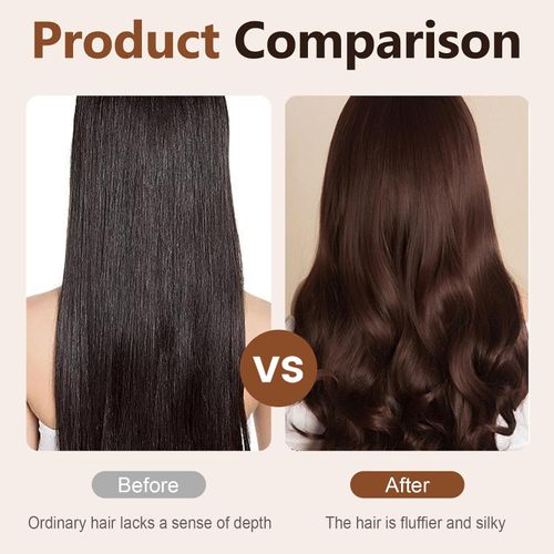 Automatic Hair Curling Iron, Fully Automatic Curling Stick Lazy Curling Tool, Anti-Scald Curling Wand for Travel, Rotating Curling Wand for Women (Beige)