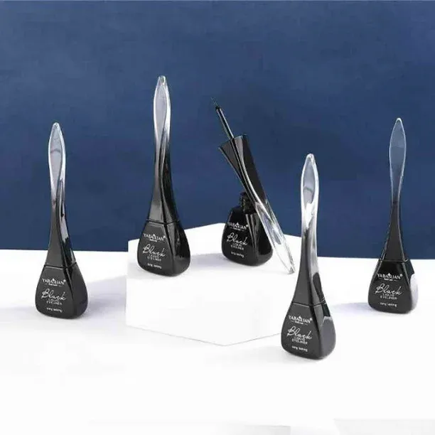 Hot6sl Black Quick-Drying Eyeliners 2 Ml
