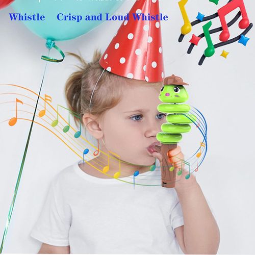 Cartoon Animal Fake Snake Whistle Spinning Toys for Children, Suitable for Filling Gift Bags at Children's Birthday or Holiday Parties, Interesting Sensory Toys