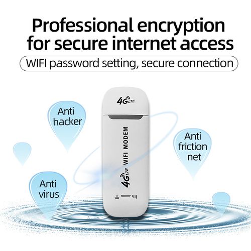 4G Modem, 150Mbps Portable Travel Router with SIM Card Slot, for Europe Asia Oceania Africa, Create Hotspot with USB, Share with 10 Users