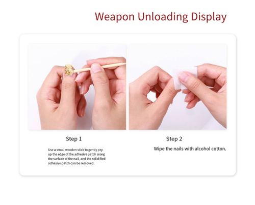 Orchid Semi-cured Gel Nails Sticker Kit (32 stickers)