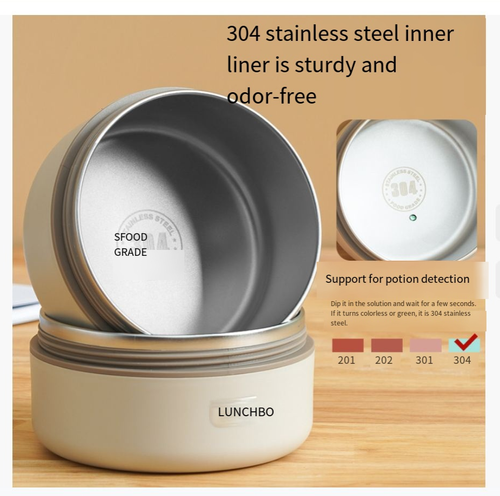 Insulated Lunch Container Box Round Sealed Bag for Jar Circular Boxed with Circle for Purse Lunch Boxes (4Pcs)