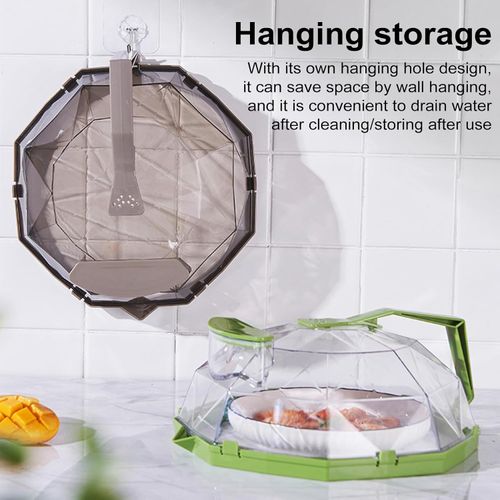 Microwave Cover with Water Steamer, Microwave Splatter Cover, 10 Inch Clear Microwave Cover for Food, Microwave Food Cover with Handle, Food Cover for Microwave Oven, Kitchen Gadgets Accessories White