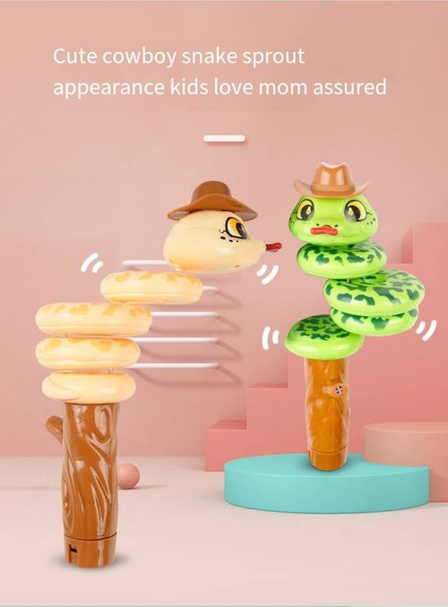 Cartoon Animal Fake Snake Whistle Spinning Toys for Children, Suitable for Filling Gift Bags at Children's Birthday or Holiday Parties, Interesting Sensory Toys