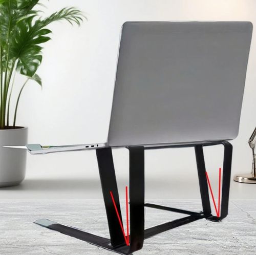 Adium Computer Riser, Laptop Holder Laptop Stand Stable Sturdy Thick Heat Dissipating for Home for 10‑18 inch Laptop for Living Room for Office