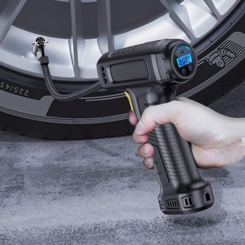 Multifunctional Car Air Compressor And Tire Inflator With Presets Pressure Feature For Safe Driving