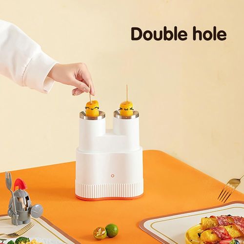 Electric Double-Tube Egg Roll Machine, Electric Egg Roll Machine, Multi-Function Sausage and Egg Roll Machine, Suitable for Family Breakfast