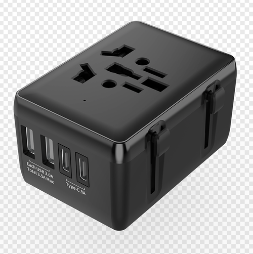 Multi-Function Conversion Socket GaN Fast Charging Global Travel Plug Converter with Fuse
