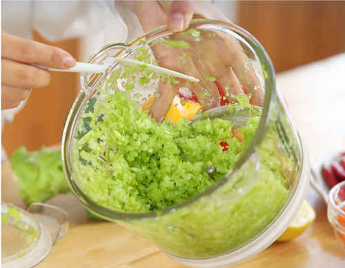 Bisnis rumah tangga lintas batas multifungsi stainless steel kapasitas besar penggiling daging listrik mixer mesin memasak grosir