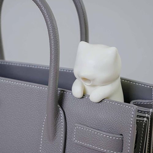 Innovative Mini-Robot - For Cooling Hot Drinks and Food (Two Blowing Modes), 3.14 inch Mini Cooler, Cat-Shaped Kitchen Gadget, Works with All Kinds of Dishware, Waterproof & Rechargeable