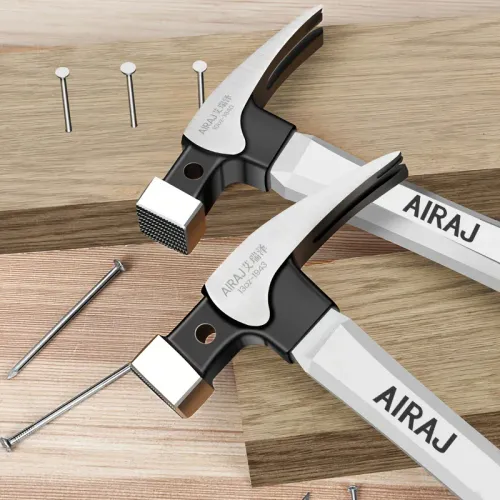 AIRAL Short-Long Handle Claw Hammer Double Nail High Carbon Steel Household Durable Anti Slip Industrial Grade Hand Tool