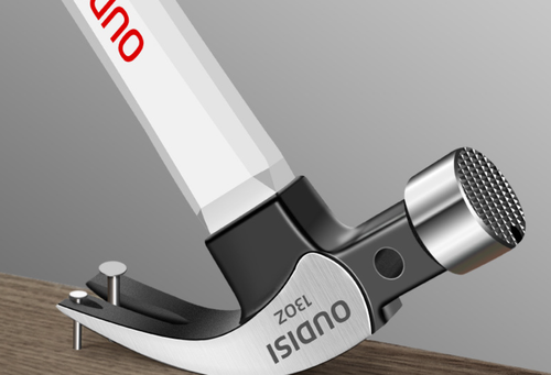 AIRAL Short-Long Handle Claw Hammer Double Nail High Carbon Steel Household Durable Anti Slip Industrial Grade Hand Tool